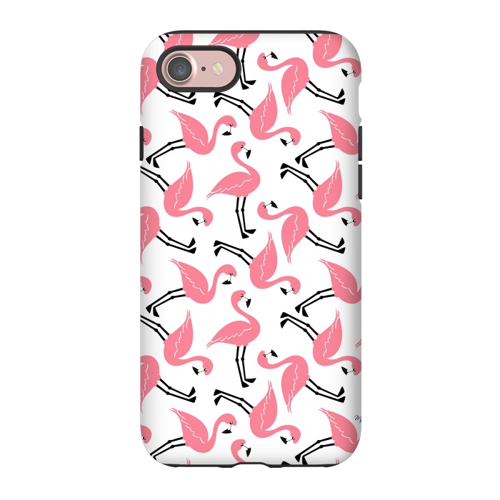 iPhone 7 StrongFit Flamingos by Martina