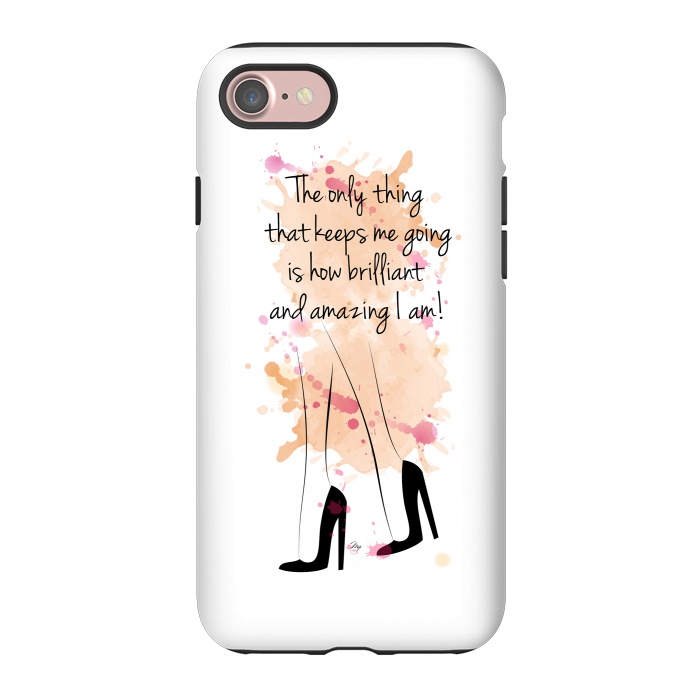 iPhone 7 StrongFit I am amazing Quote by Martina
