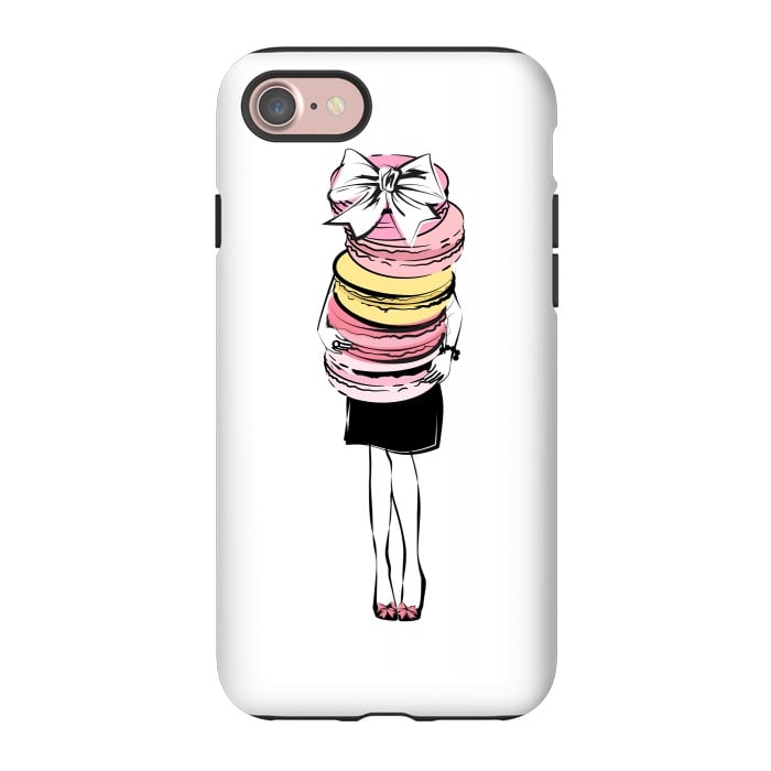 iPhone 7 StrongFit I love Macarons by Martina