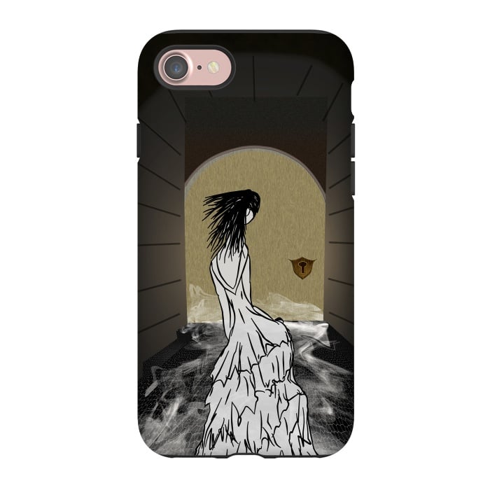 iPhone 7 StrongFit Ghost in the Hallway by Amy Smith