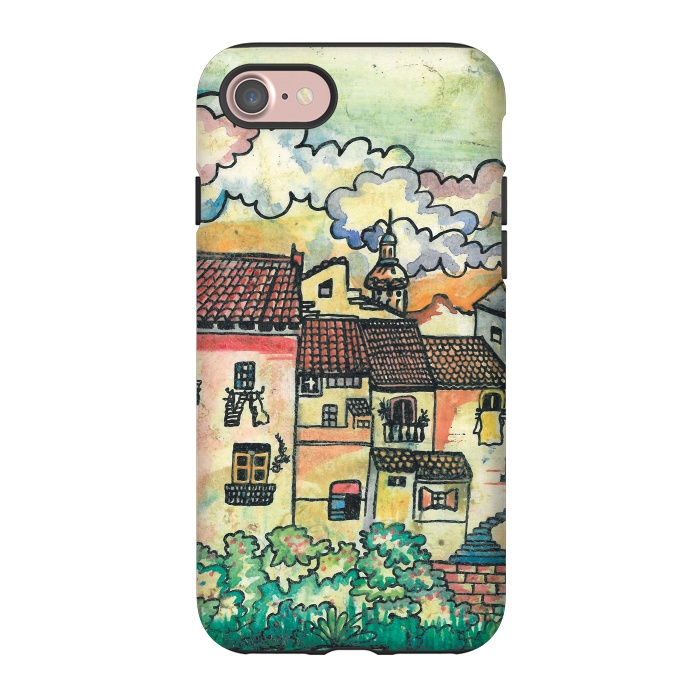 iPhone 7 StrongFit A Spanish Village by Julia Grifol