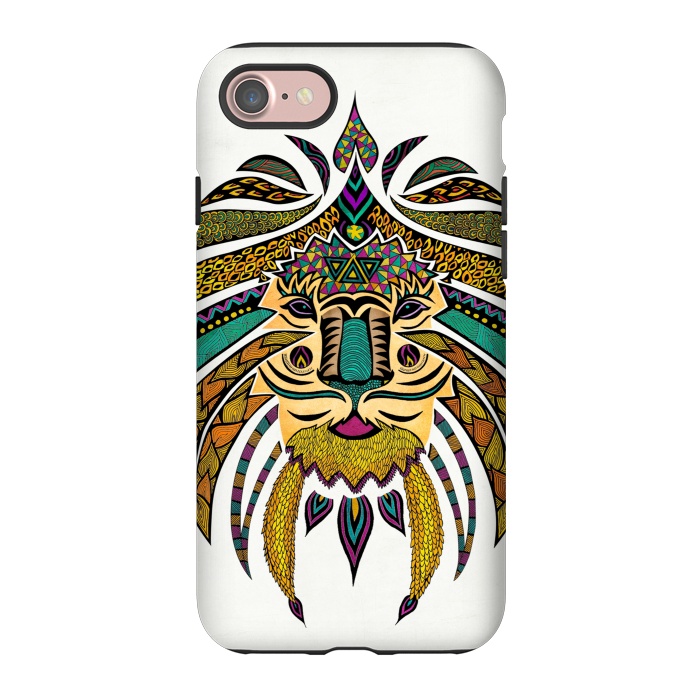 iPhone 7 StrongFit Emperor Tribal Lion by Pom Graphic Design