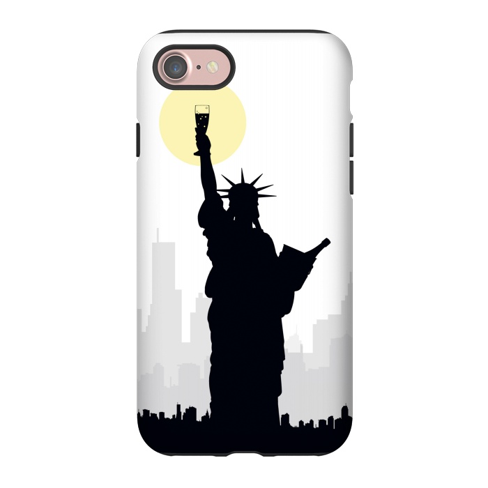 iPhone 7 StrongFit Drunk Liberty by Sebastian Parra