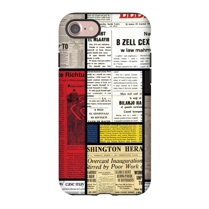 iPhone 7 StrongFit Mondrian News by Sebastian Parra