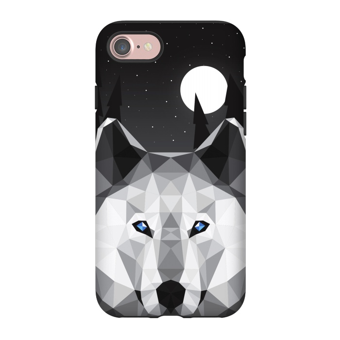 iPhone 7 StrongFit The Tundra Wolf by Davies Babies
