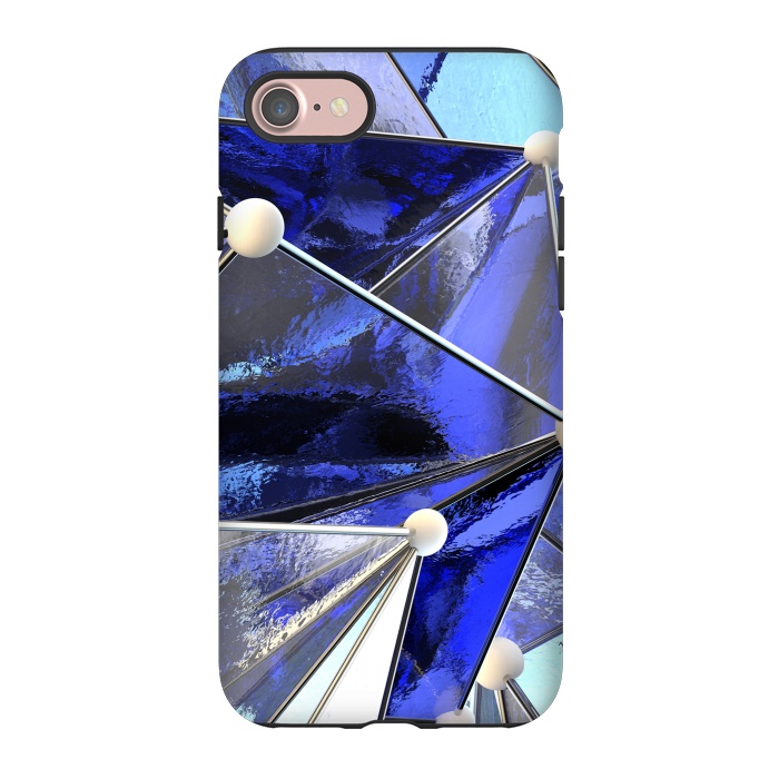 iPhone 7 StrongFit Blue Glass by Adoryanti