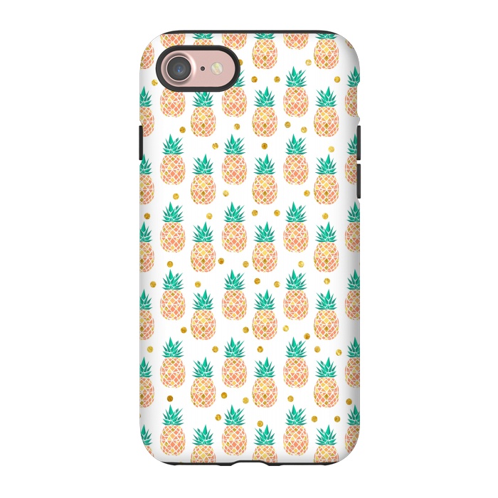 iPhone 7 StrongFit Pineapples by Leska Hamaty