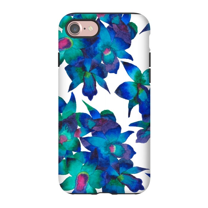 iPhone 7 StrongFit Oceanic Orchid Fascination by Amaya Brydon