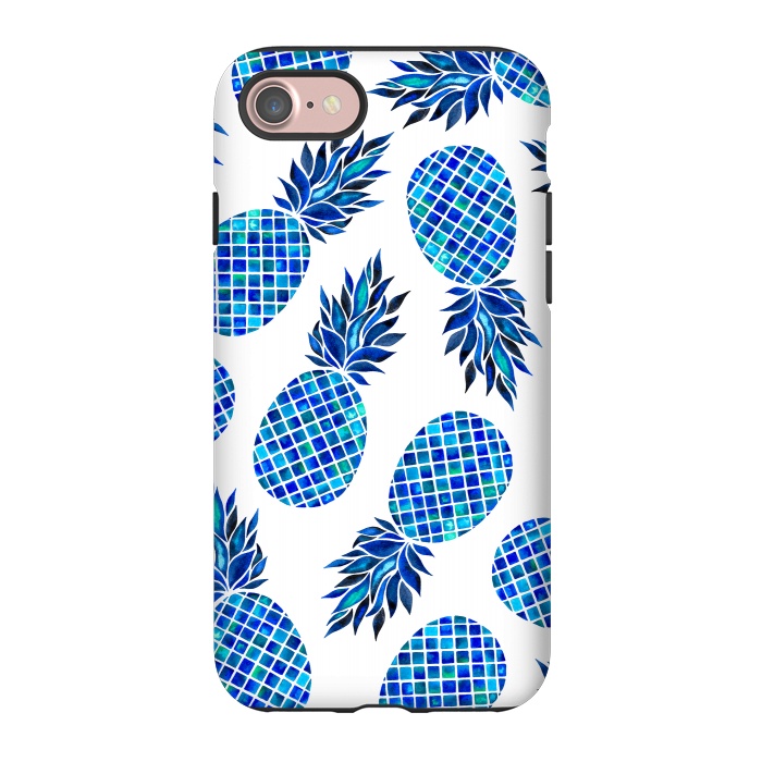iPhone 7 StrongFit Sea Pineapples by Amaya Brydon