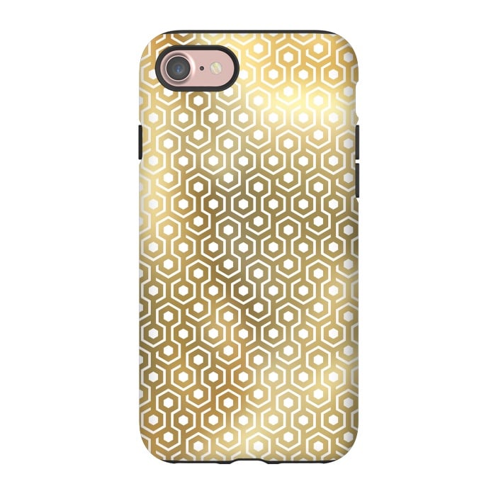 iPhone 7 StrongFit Gold Geometry by M.O.K.
