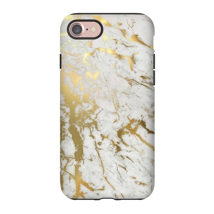 iPhone 7 StrongFit Gold Marble by M.O.K.