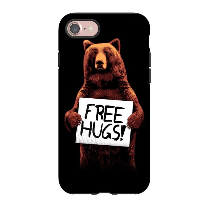 iPhone 7 StrongFit Free Hugs by Mitxel Gonzalez