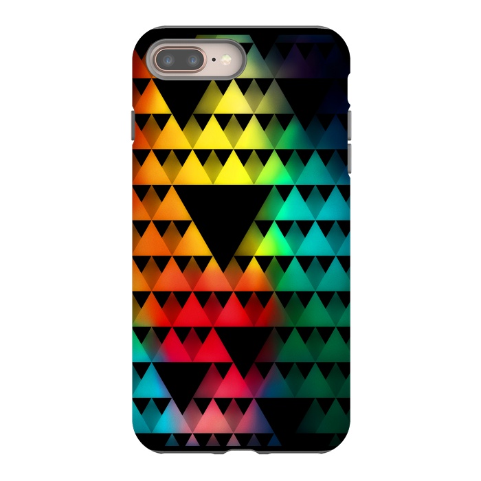 iPhone 7 plus StrongFit Triangular Pattern by Mitxel Gonzalez