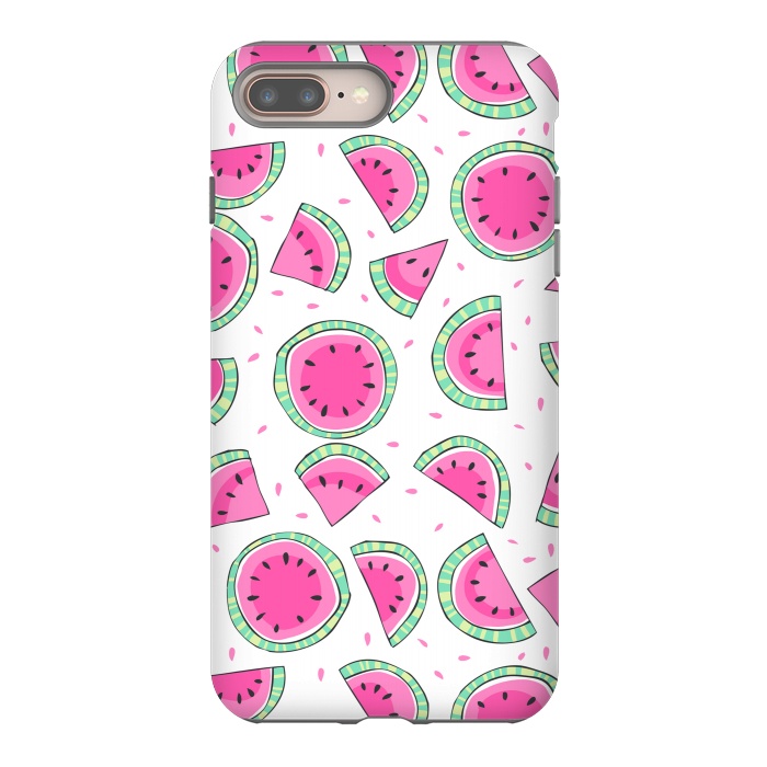 iPhone 7 plus StrongFit Watermelons by Laura Grant