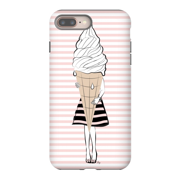 iPhone 7 plus StrongFit Ice Cream Girl by Martina