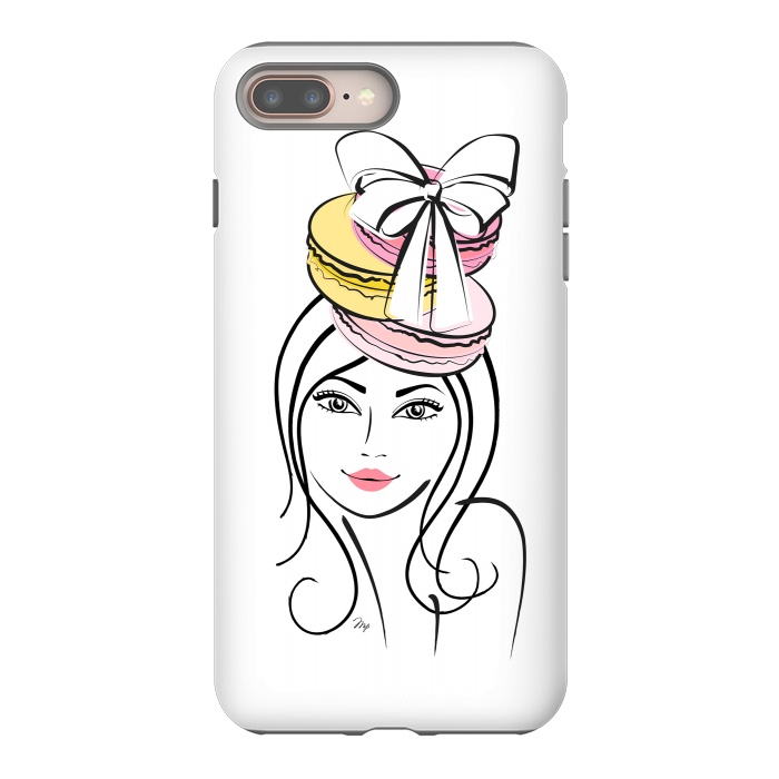 iPhone 7 plus StrongFit Macaron Girl by Martina