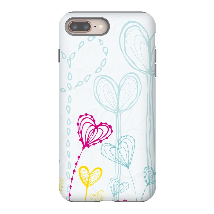iPhone 7 plus StrongFit Love Garden  White by MaJoBV