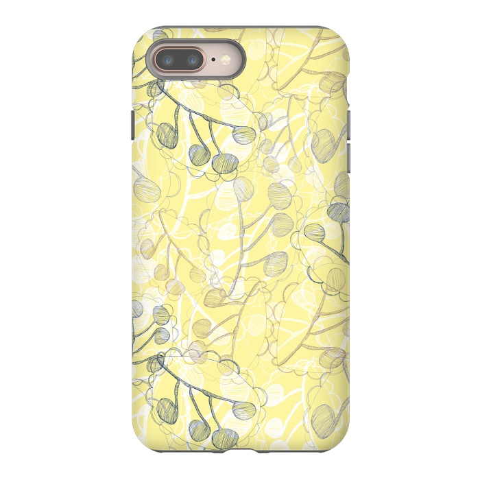 iPhone 7 plus StrongFit Ghost Leaves by Rachael Taylor