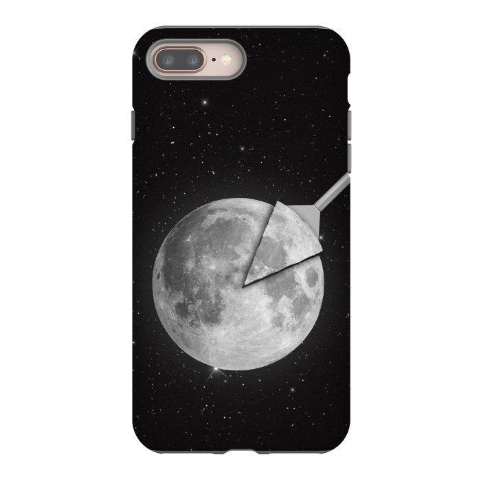 iPhone 7 plus StrongFit Moon Piece by Sebastian Parra