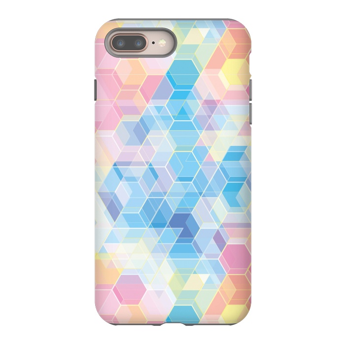 iPhone 7 plus StrongFit Hexagons by M.O.K.