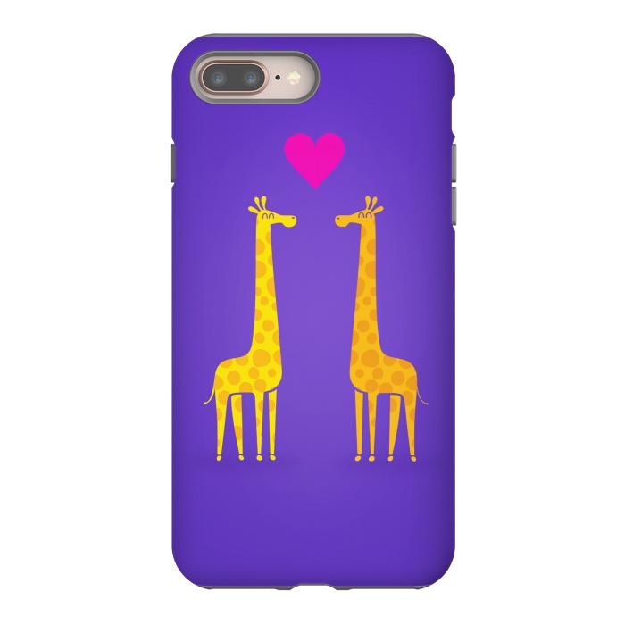 iPhone 7 plus StrongFit Couple in Love Purple by Philipp Rietz