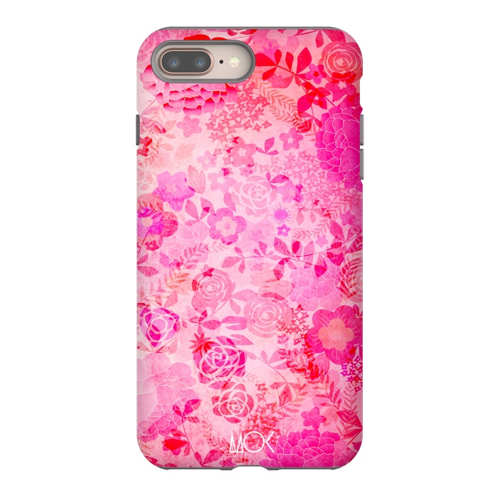 iPhone 7 plus StrongFit Rose Floral by M.O.K.