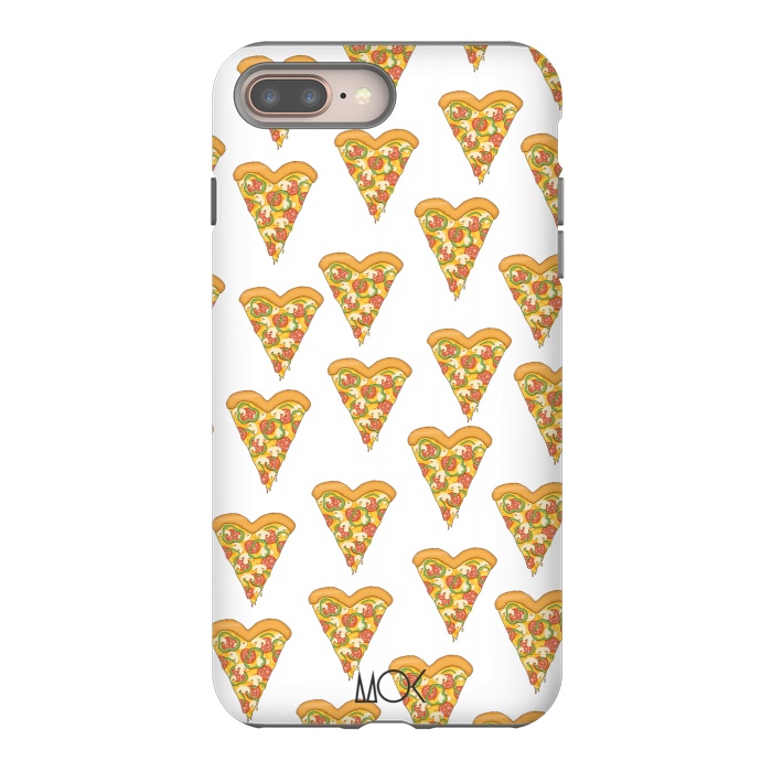 iPhone 7 plus StrongFit Pizza Heart by M.O.K.