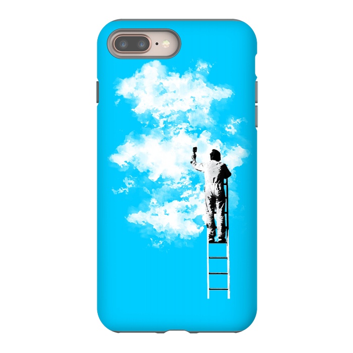 iPhone 7 plus StrongFit Painting clouds by Mitxel Gonzalez